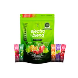 B Life Electrolitos con Creatina | 5g de creatina monohidratada por porción | 45 sobres | Sin Azúcar Ni Colorantes Añadidos | Más de 80 Minerales | 49