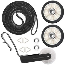 4392065 Dryer Repair Kit with 341241 Dryer Belt 691366 Idler Pulley 349241T Drum Roller Replacement for Whirlpool Kenmore Maytag Amana Dryer Parts, Replaces AP6010582 WP691366 AP3131942, wed4815ew1
