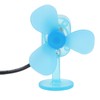 Helmet Dragonfly Fan with Light Suction Cup Propeller Fan Small