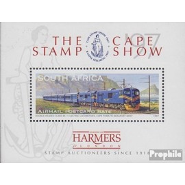 South Africa block63 (complete.issue.) unmounted mint/never hinged ** MNH 1997 CAPE STAMP Show 97 (Stamps for collectors) Trains/railway/funicular