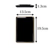 Lacquered Plodaku Business Card Tray (Stamp Bason), Black Border, Small,