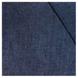 NIANTONG Washed Denim Denim Fabric, Sold by the Metre, 150 cm, Wide, Lightweight Clothing Fabric Made of 100% Cotton for Clothing, Sewing Crafts, Non-Stretchy (Colour: Navy)