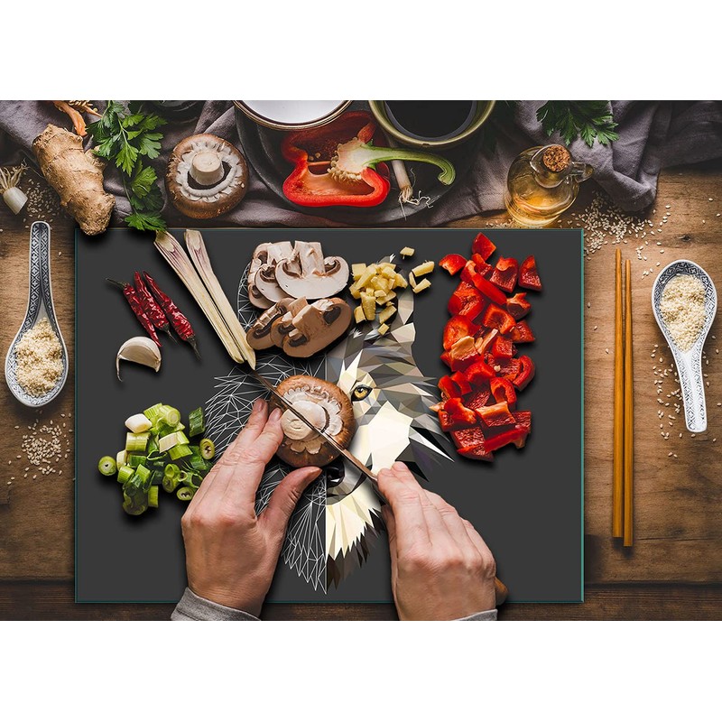 TMK ArtDeko, Universal Glass Chopping Board - Kitchen Board 30