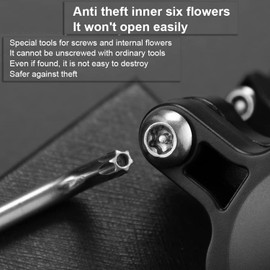 Bike Mount Compatible with AirTag, Waterproof Protective Holder Hides,Anti Theft Bike Tracker with Screws and Tools Bicycle Bottle Cage Mount Compatible