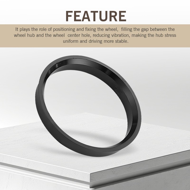 MLY 4 PCS Hub Centric Rings, Vibration-Reducing Vehicle Wheel Spacers,