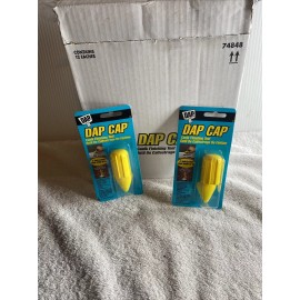 Case FULL CASE LOT OF 12 DAP CAP CAULK FINISHING TOOL 2 TOOLS IN ONE CAULKING NEW