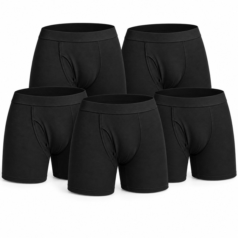 Men's Absorbent Incontinence Boxer Shorts for Urinary Leaks – Washable