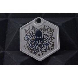 Prometheus Design Werx “Kraken” SPD 6AL-4V Titanium-Hex Tag w/ Collector Tin