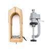 QWORK Leather Sewing Clamp Tool for Belts, Bags, and Purses,