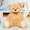 Tezituor Tezituor Big Teddy Bear,52' Giant Stuffed Animal Plush,Light Brown