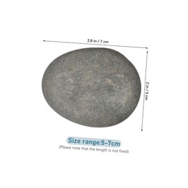 BESPORTBLE 10Pcs Smooth Painting Rocks for DIY Crafting Stones for Creative Art Activities for Boys and Compact for Easy Handling and Fun Painting Experience