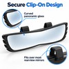 Wide Angle Rearview Mirror for Cars – 160° Panoramic Curved