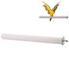 White Handle Bar for Bird Cages, Pumice Stone Pole for
