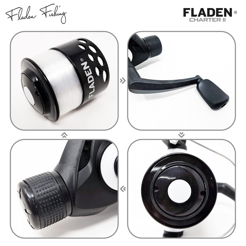 FLADEN Fishing - CHARTER II Rear Drag Size 50 Single