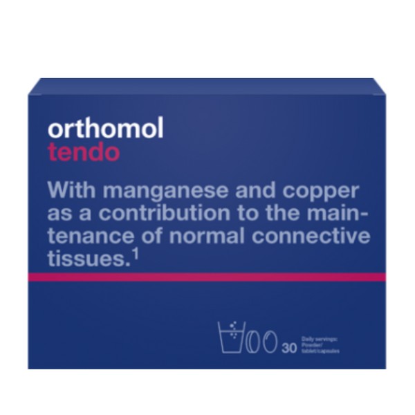 Orthomol- Orthopharm ORTHOMOL TENDO POWDER, TABLETS & CAPSULES 30 DAILY SERVINGS