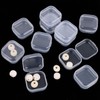 Prmape Pack of 50 Storage Boxes with Lids Small, 3.5