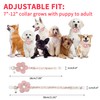 RENEWREVITAL Dog Collars for Small Dogs, Flower Design, Puppy Collar