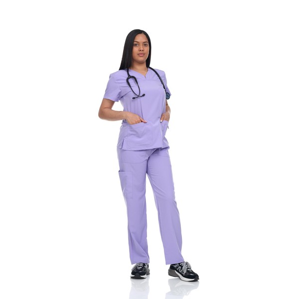 Flex Core New York Scrub Set Top and Pants with