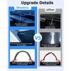 [2025 Upgrade] Weektic Windshield Sun Shade Umbrella [Urethane Coated Heat