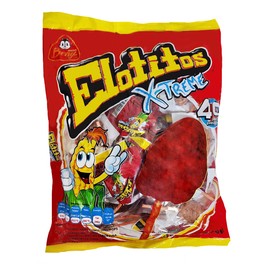 BENY X-Treme Lollipops with Chili Coating 1lb 6.56oz Bags PINEAPPLE FLAVOR (Elotitios corn shaped)