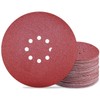9 inch Sanding Discs 80 Grit 8 Holes Hook and