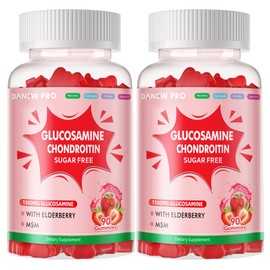 DANEW Pro Glucosamine Chondroitin Gummies strawberry-2pack