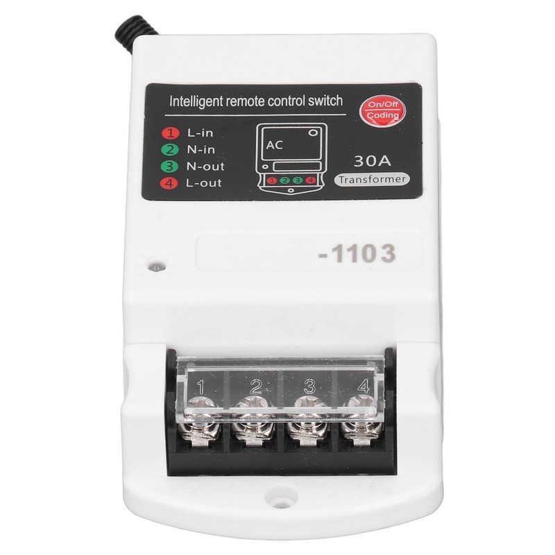 Remote Control Switch 30A Relay 3km Control Range Wireless Remote