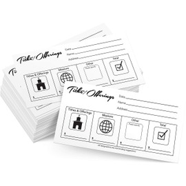 500 Tithes and Offering Envelopes for Church | Tithe Envelopes for Church | USA Company