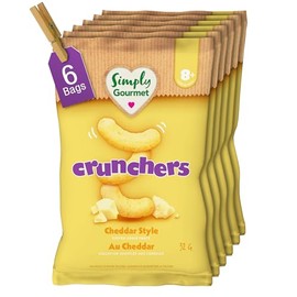 Simply Gourmet Crunchers Cheddar Style baby snack