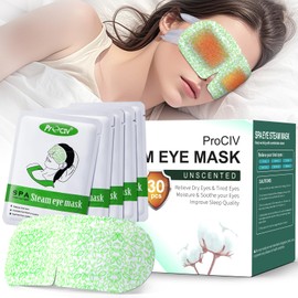 30 Packs Steam Eye Mask,Warm Compress for Dry Eyes Sleep Mask,Hot Auto Heated Eye Masks Relaxing Products for Women Moist Heat Soothing Eye Fatigue,Disposable Eye Mask for SPA Essentials