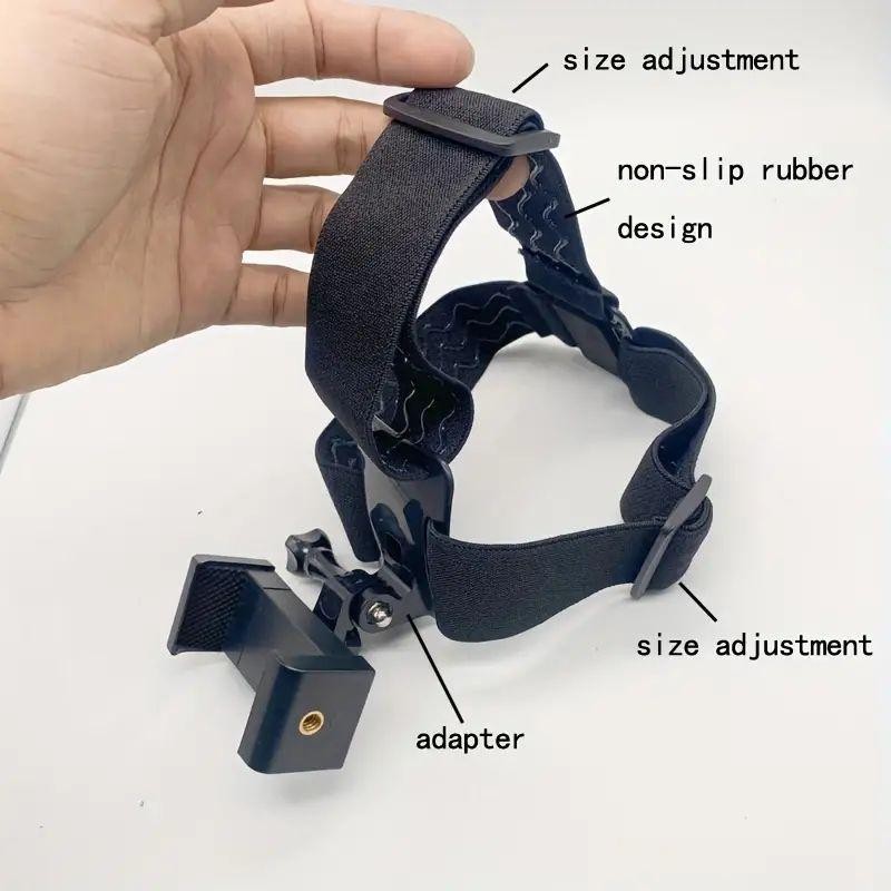 Adjustable Head-mounted Mobile Phone Holder, First Person Perspective Shooting Fixed