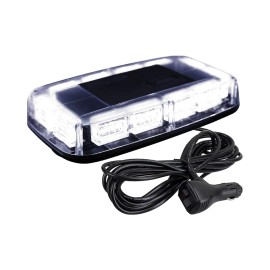 48-LED High Visibility Emergency Safety Warning Light Bar for Roof Top Mini LED Light Snow Plow Trucks Construction NewLight Color: White, Rated Power: 48, Beam Angle: Spot