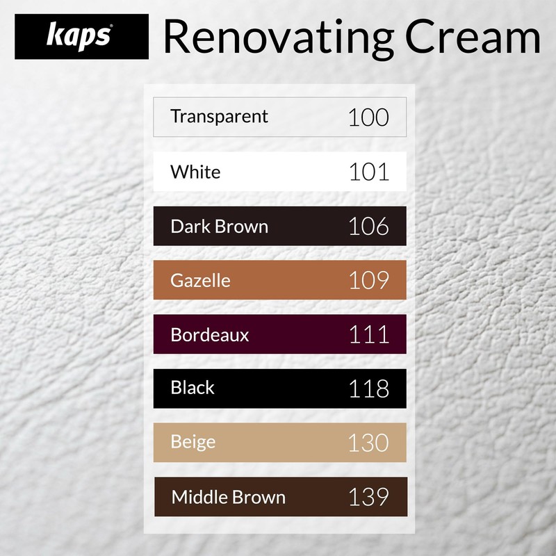 Renovating Cream Repair Set For leather Cracks, Leather Colour -