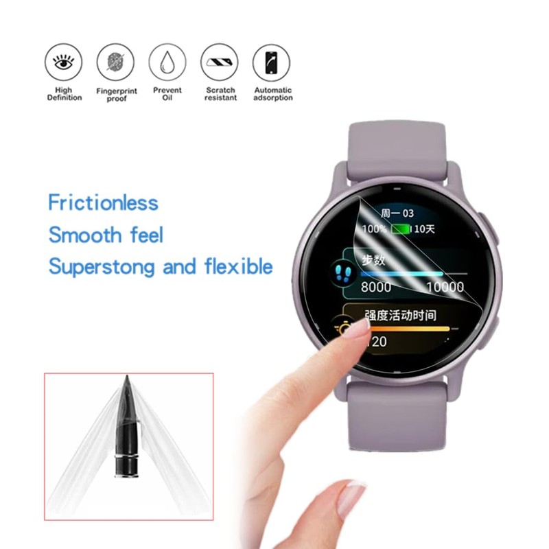 MIHENCE Compatible for Garmin vívoactive 5 Screen Protector, TPU HD