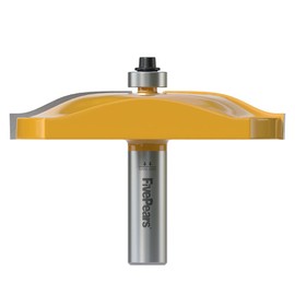 Fivepears Ogee Raised Panel Router Bit 1/2 Inch Shank for Making Cabinet Door, 3-1/2-Inch Diameter, Used in Combination with Rail and Stile Router Bit