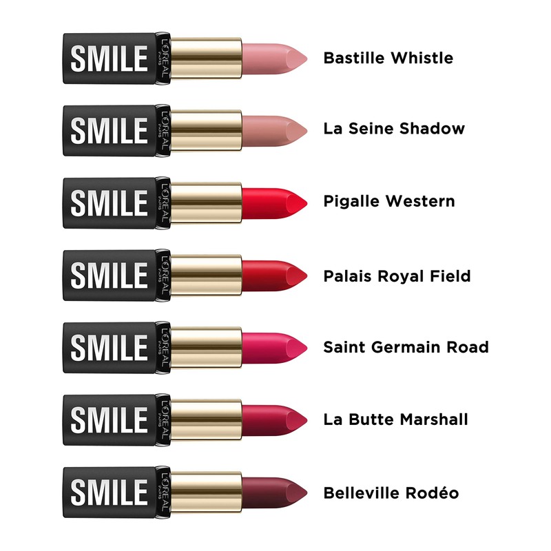 L'Oréal Paris Isabel Marant SMILE Lipstick Palais Royal Field Nourishing