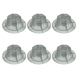 sourcing map Hole Fan Blade Nut Covers Universal Plastic M8x1.5 Gray, 6Pcs