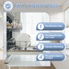 【UPGRADED】WD08X10057 Dishwasher Door Gasket Seal Kit by Cenipar Compatible with