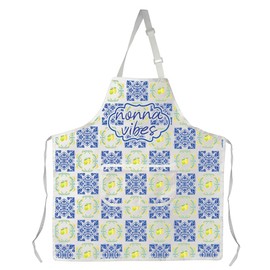 MYSOMY Nonna Gift Italian Grandma Apron Nonna Vibes Apron with Pockets for Nonna Nonna's Kitchen Apron (Nonna Apron)