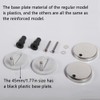 Toilet Seat Hinge Fixings Top Fix Nuts Screws Quick Release