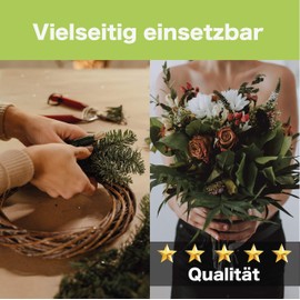 Talvani Craft Wire 9 x in Green Silver Black - Flexible Flower Wire for Crafts - Stainless Wire, Improved Binding Wire for Plants Annealed, Diameter 0.65 mm, 38 m