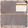 2 Pcs Kitchen Double-Ear Fine Mesh Strainers with Handle Plastic