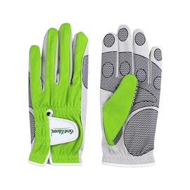 Scott Edward 2-Pack Men's Golf Glove Universal Fit, No-Slip, Breathable, Soft, Washable, Worn on Left Hand, Green (24-M)