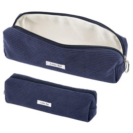 Deepton Pencil Case, Pencilcase, Corduroy Cute Pencil Pouch, Portable Stationery Pencil Bag, Makeup Bag, Simple Stationery Pouch, Exam Pencil Cases for Girls Boys Teenagers Kids School Stationery