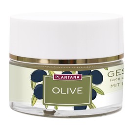 PLANTANA® Organic Olive Face Cream 50 ml | with Hyaluronic | Vitamin E | for Dry Demanding Skin | Vegan | Fair Trade | Organic Cultivation | Dermatologically Tested | Fast Absorbing