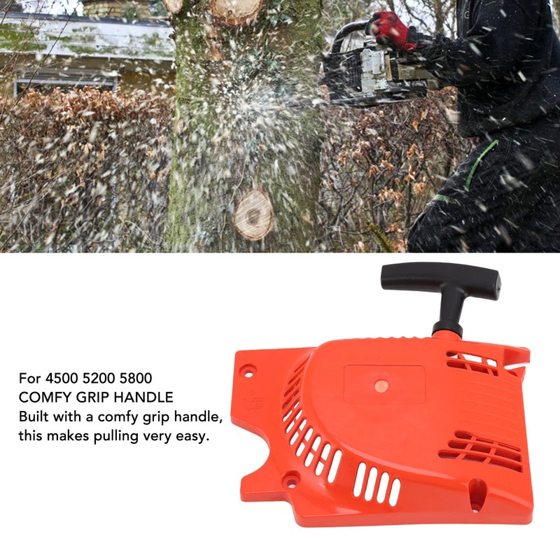 Chainsaw Pull Starter, Pull Start Starter Assembly with Comfy Grip