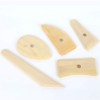 Kingsie Pottery Tools Soldering Iron Set of 5 Wooden Iron