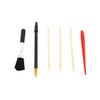 Olive-G Scratch Pen Bamboo Skewer Brush Set of 4 Sticks