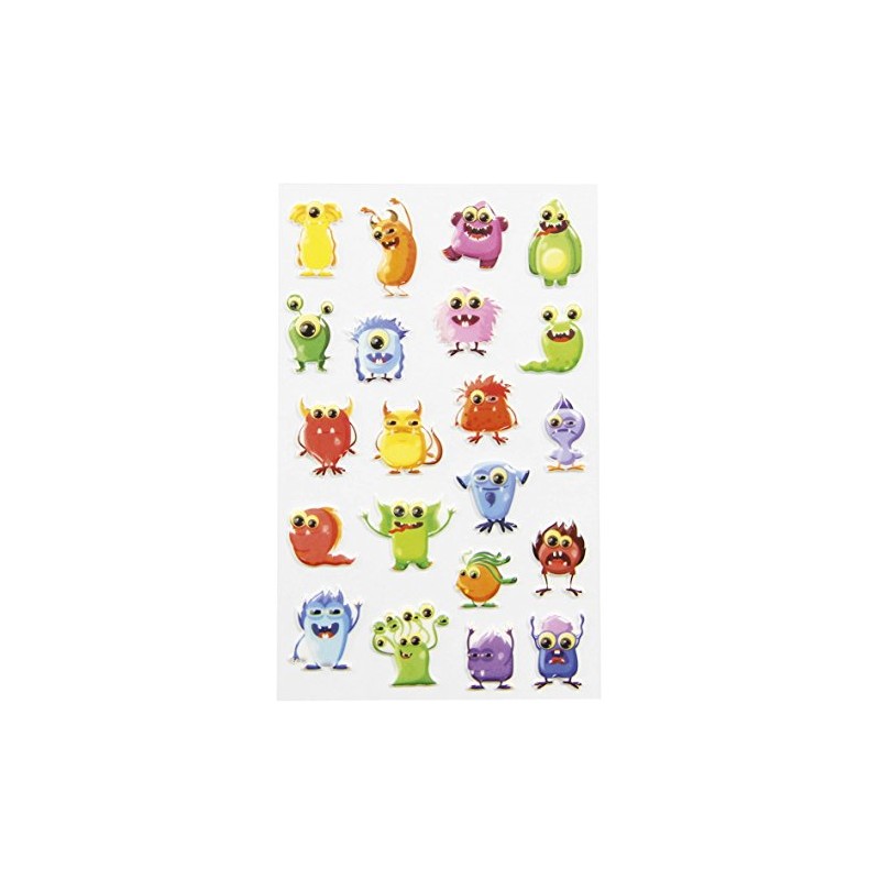 Maildor 560503C Pack of Stickers Cooky 3D (1 Sheet, 7.5