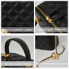 DORIS&JACKY Small Quilted Square Box Crossbody Purse For Women Designer